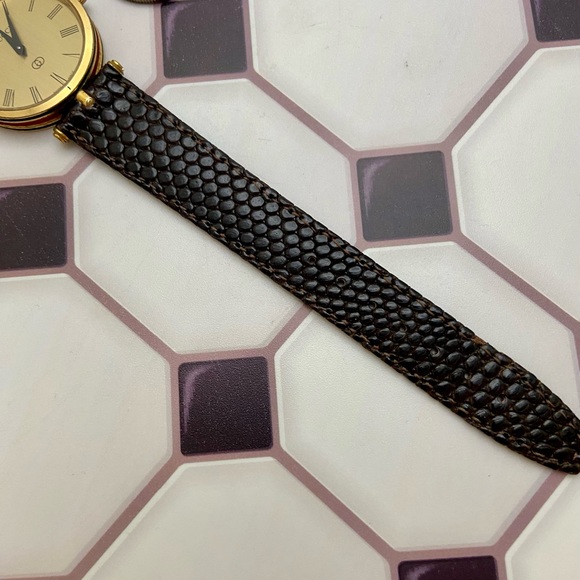 Rare Vintage Gucci 2000M Swiss Timepiece Stacked Watch Red & Green New Strap - Picture 11 of 16